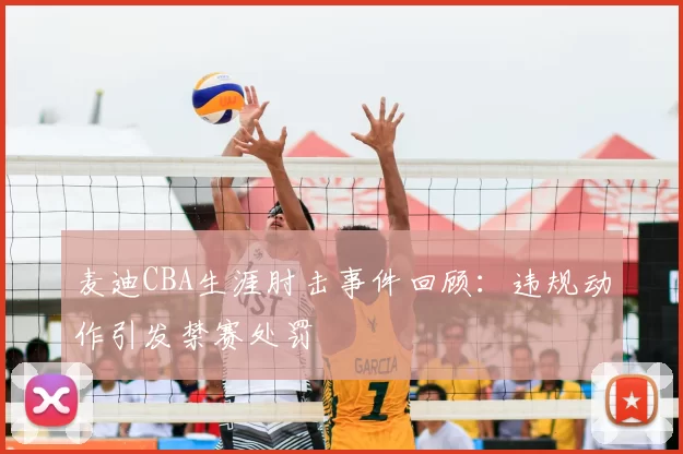 麦迪CBA生涯肘击事件回顾：违规动作引发禁赛处罚